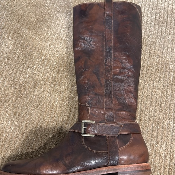 Cole Haan Distressed Patent Leather Boots - Picture 6 of 11
